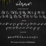 Aurora Font Poster 6