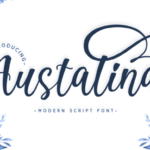 Austalina Font Poster 1