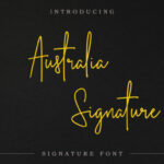 Australia Font Poster 1