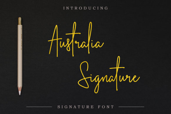Australia Font Poster 1