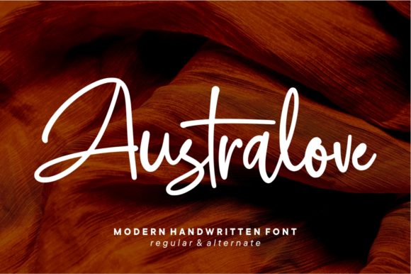 Australove Font Poster 1