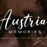 Austria Memories Font Poster 1