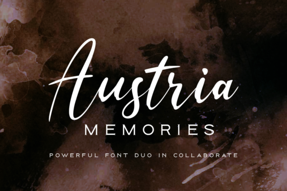 Austria Memories Font Poster 1
