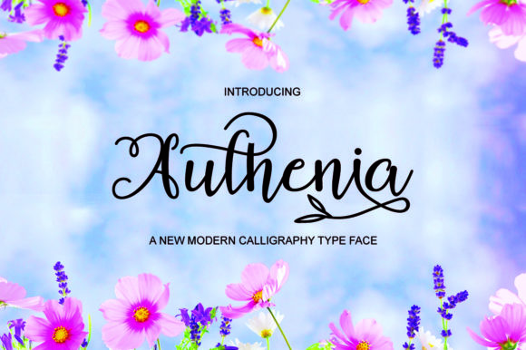 Authenia Font Poster 1