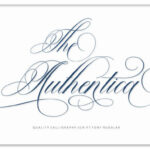 Authentica Font Poster 3