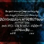 Autined Font Poster 6