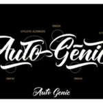 Autogenic Font Poster 8