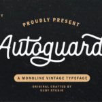 Autoguard Font Poster 1