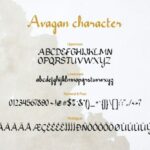 Avagan Font Poster 8