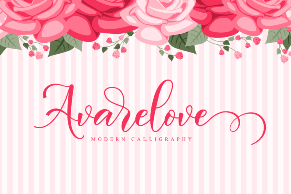 Avarelove Script Font