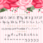 Avarelove Script Font Poster 7