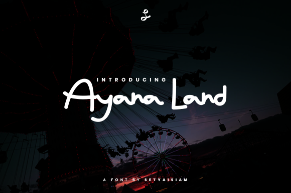 Ayana Land Font Poster 1