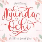 Ayunda Ochi Font Poster 1