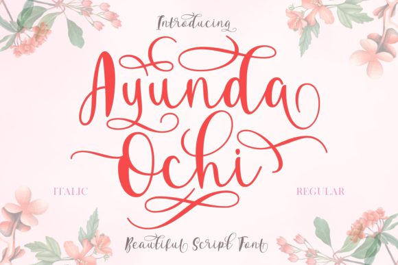 Ayunda Ochi Font Poster 1