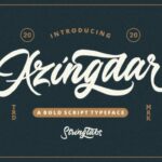 Azingdar Font Poster 1