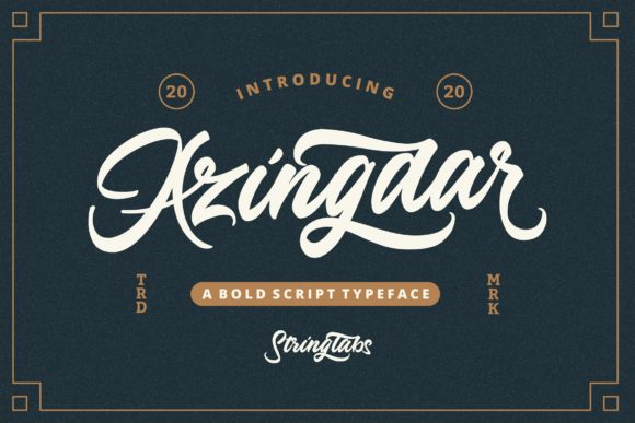 Azingdar Font Poster 1