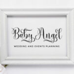 Baby Angel Font Poster 6