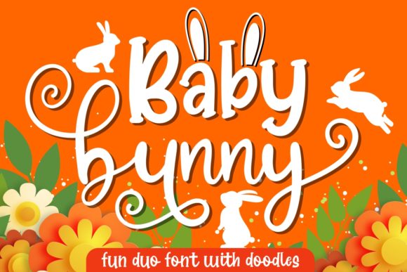 Baby Bunny Font Poster 1