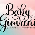 Baby Giovani Script Font Poster 1