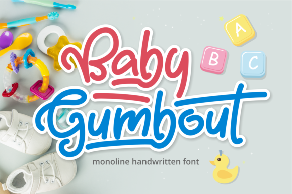 Baby Gumbout Font Poster 1