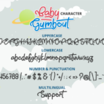 Baby Gumbout Font Poster 2