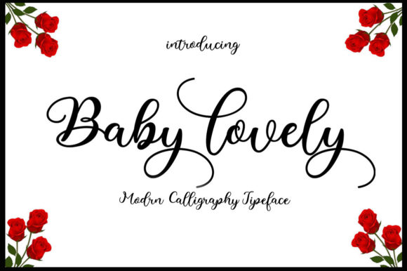 Baby Lovely Font Poster 1