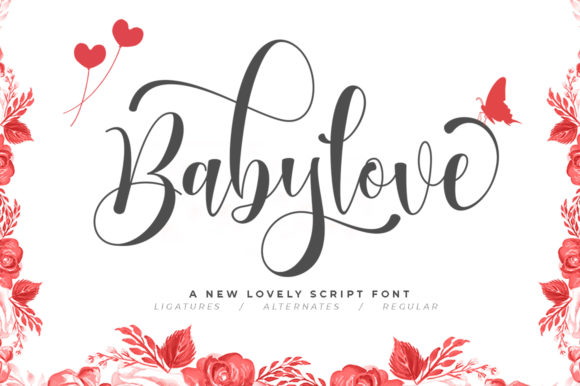 Babylove Font Poster 1