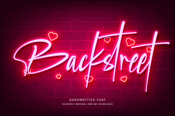 Backstreet Font Poster 1