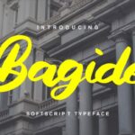 Bagide Font Poster 1