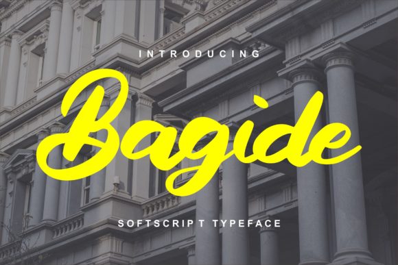 Bagide Font Poster 1