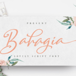 Bahagia Font Poster 1