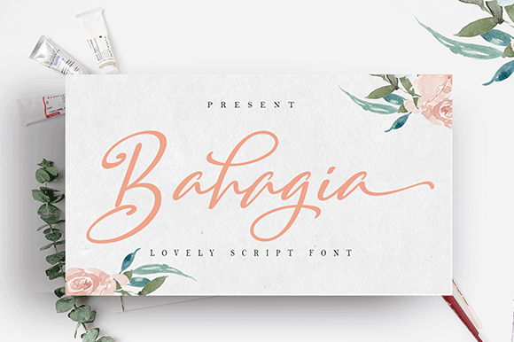 Bahagia Font Poster 1