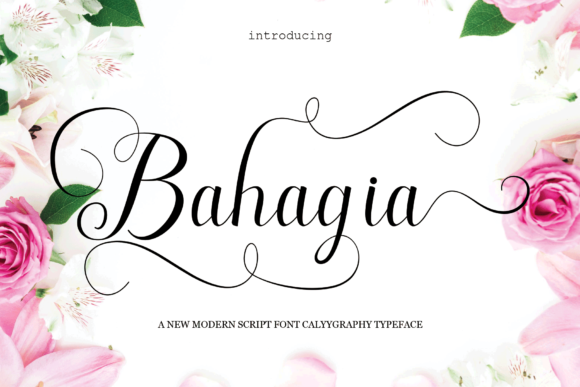 Bahagia Font Poster 1