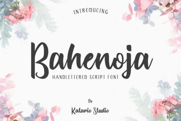 Bahenoja Font Poster 1