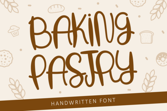 Baking Pastry Font