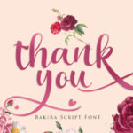 Bakira Font Poster 7