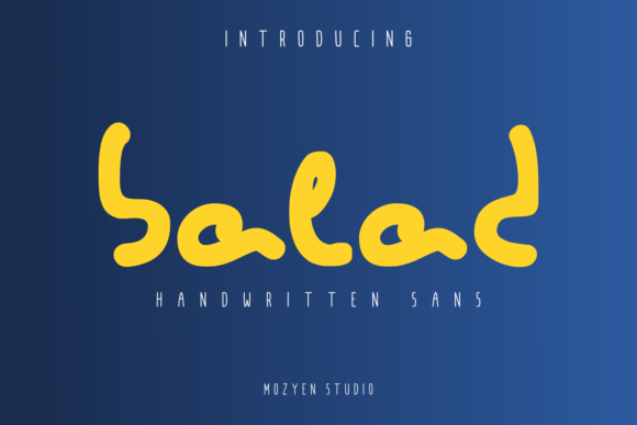 Balad Font Poster 1