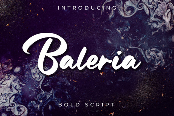 Baleria Font Poster 1