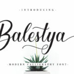 Balestya Font Poster 1