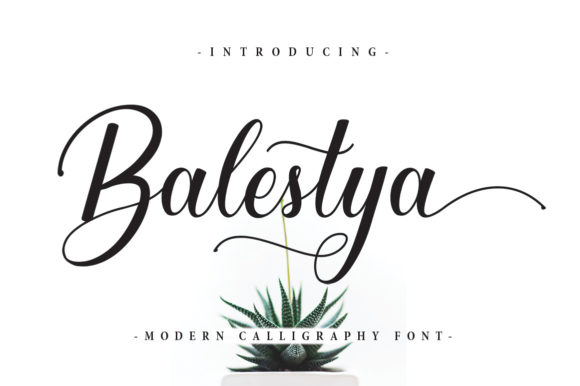 Balestya Font Poster 1