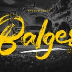 Balges Font Poster 1