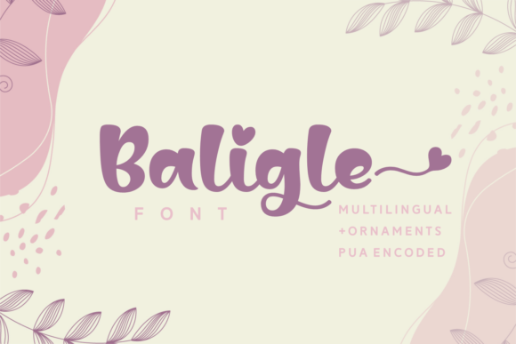 Baligle Font