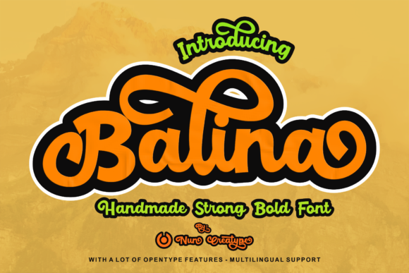 Balina Font Poster 1