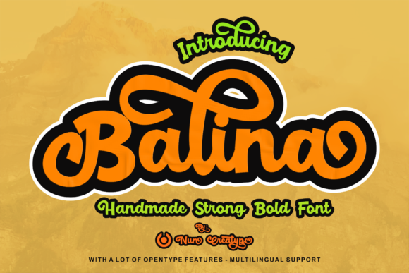 Balina Font Balina Font Poster 1