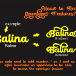 Balina Font Poster 5