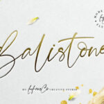 Balistone Font Poster 1