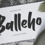 Balleho Font Poster 1