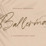 Ballerina Font Poster 1