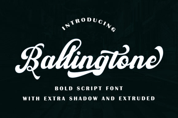 Ballingtone Font Poster 1