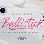 Ballistick Font Poster 1